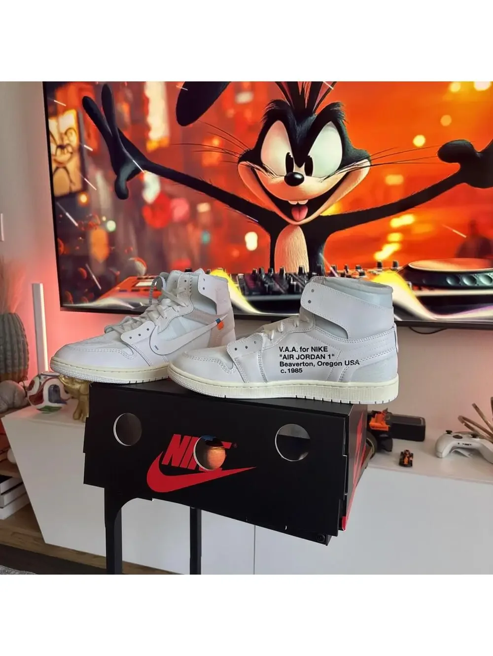 Nike Off-White x Air Jordan 1  Alaska V.A.A. Size 14